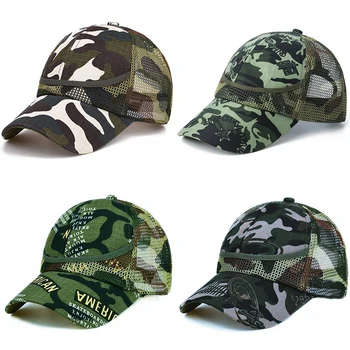 3-9 Yrs Outdoor Camouflage Baby Boy Mesh Baseball Cap Kids Cap Summer Autumn For Boys Girl Caps Net Casual Caps Kids Hats 1