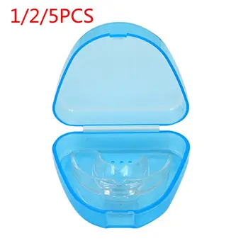 

1/2/5pcs Plastic Dental Retainer False Tooth Storage Box Denture Care Case Mouthguard Container Holder Denture Case Organizer