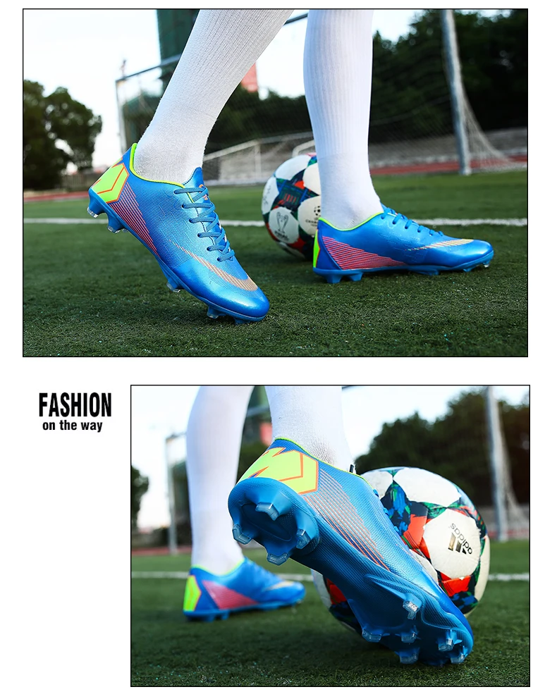 Football Shoes Men Turf Spikes Football Boy Women Outdoor Athletic Trainers Sneakers Adults Brand Professional Soccer Futbol (3)