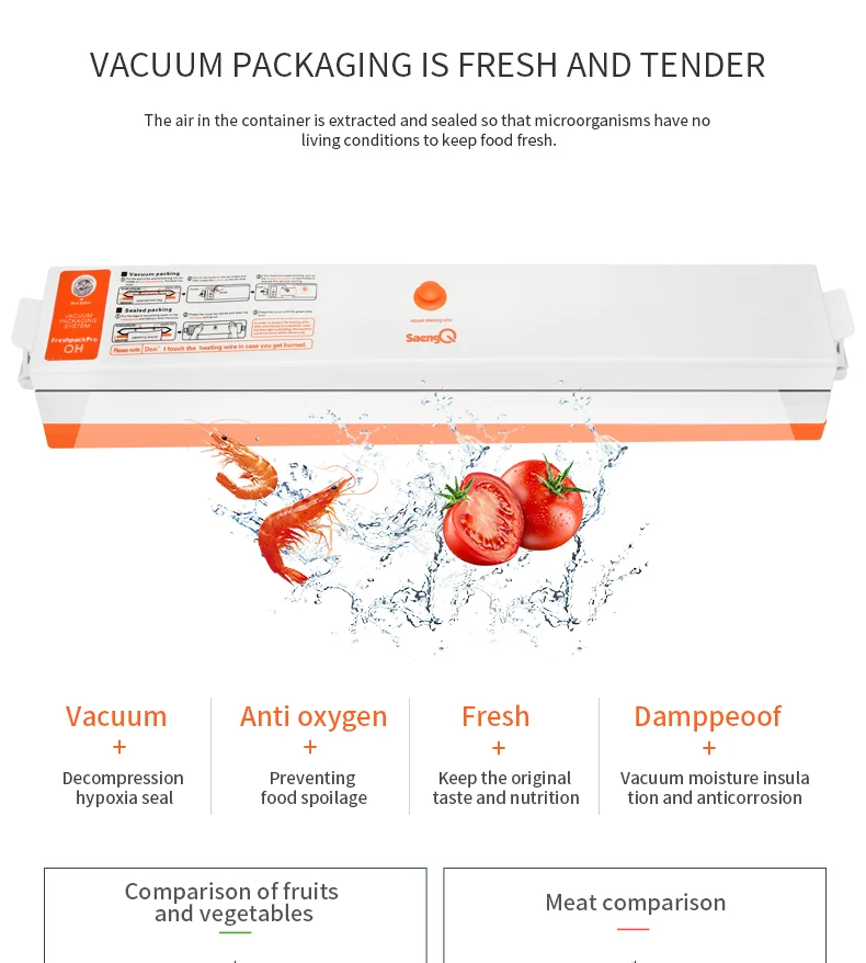 Best Food Vacuum Sealer Machine | Vacuum Sealing Machine | Film Container Food Sealer | Food Saver Bag Sealer |