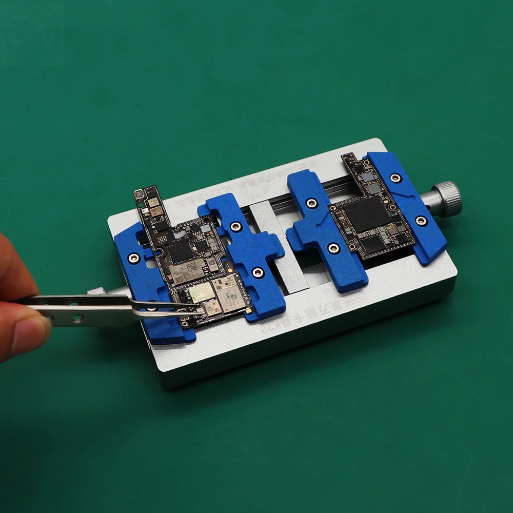 MJ K23 фиксированный зажим двойной вал приспособление телефон PCB Материнская плата сварочный держатель зажим материнской платы для iPhone Ремонт сварочных инструментов