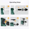 Health Fruit and Vegetables Electric Juice Extractor Citrus Squeezer Fresh Juice Easy Clean 50 RPM Screw Cold Press Slow Juicer 6