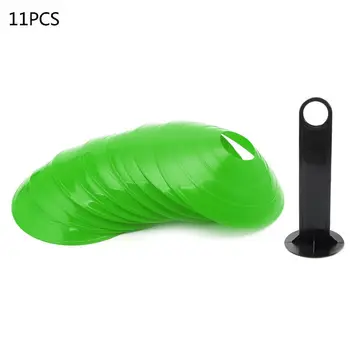 

1Set Soccer Cones Disc Cone Sets with Holder and Bag for Training