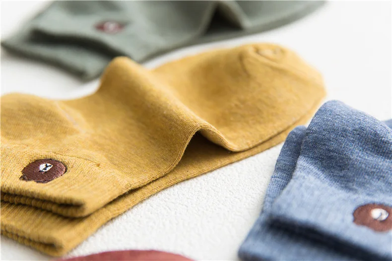 Socks Women's Spring And Summer New Style No-show Socks WOMEN'S Socks Comfortable Breathable Colorful String Bear No-show Socks