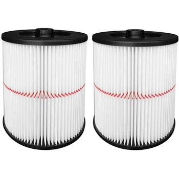 

2 Pack Cartridge Filter for Shop Vac Craftsman 17816 9-17816 Wet/Dry Air Filter Replacement Part Fit 5 Gallon & Larger Vacuum Cl