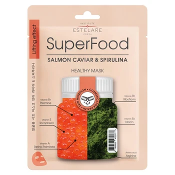 

Estelare Superfood Salmon Caviar and Spirulina Face Mask, 25 g 4958739