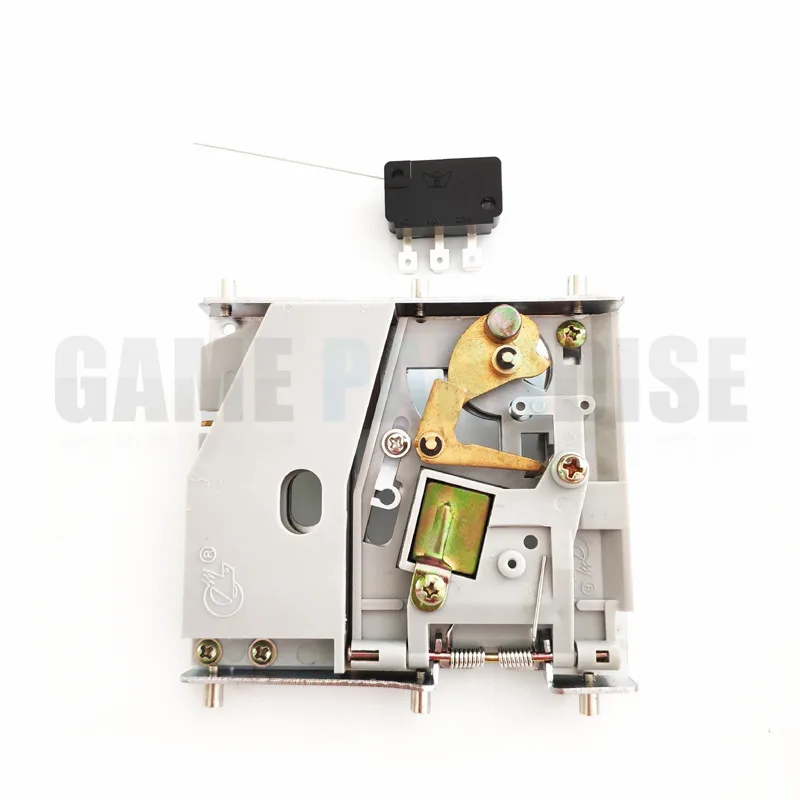 2pcs Mechanical coin acceptor with switch for arcade coin door  vending machine 