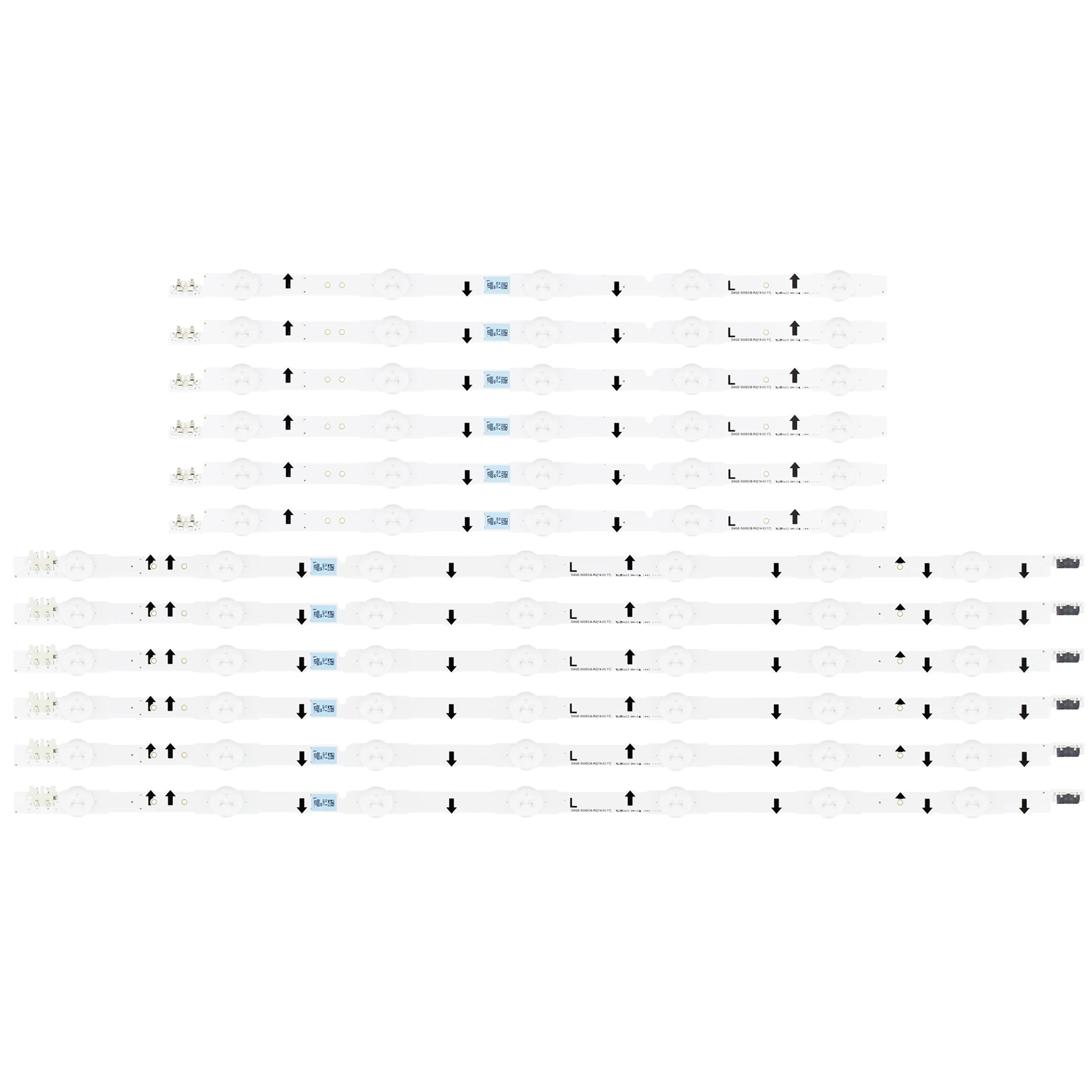 12pcs LED backlight strip 12 lamp for Samsung 50