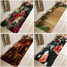 Новогодние ёлки ковры Рождественский коврик коврики для прихожей и коврики для Спальня Гостиная коврик для кухни, ванной, Противоскользящие коврики