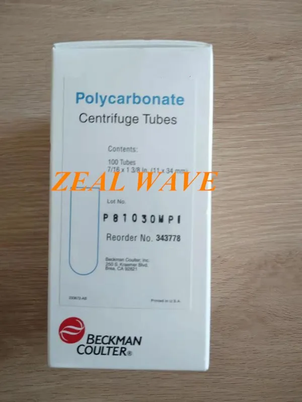 343778 Beckman 1.0ml Ultracentrifuge Tube ThickWalled PC Material 343778