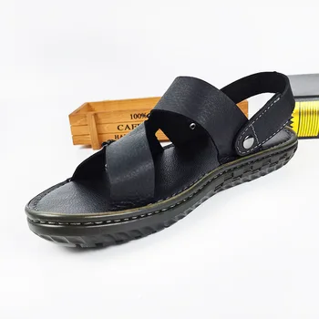 

Flip Flops casual Shoes Slippers Mens Summer Beach Sandals mens gladiator sandals summer High Quality Genuine Leather cowhide