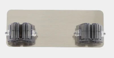 Кухонный инструмент метла для хранения швабры стойка щетка настенная Вешалка Органайзер держатель максимальная нагрузка подшипник 5 кг 1 шт - Цвет: White Two hooks