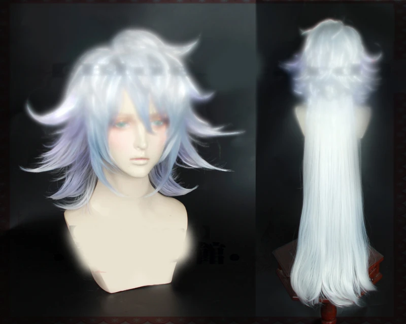Новый FGO Fate/Grand Order Merlin парик термостойкие синтетические волосы Аниме Косплей
