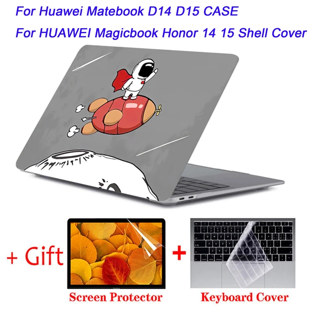 Acheter Coque pour ordinateur portable Huawei Matebook D14 D15, coque en  cristal mat, sacoche pour ordinateur portable Magicbook Honor Mate book 13  14 16.1