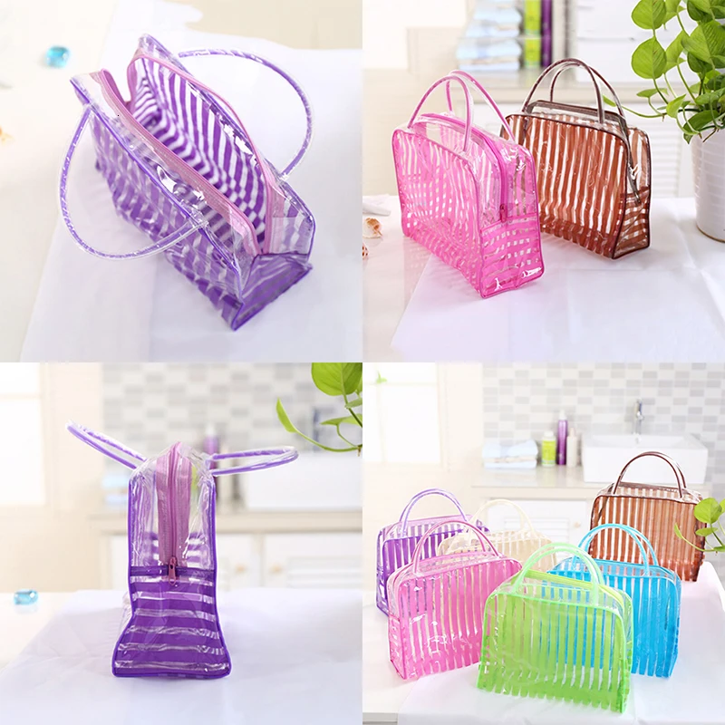 1 шт. прозрачный дорожный Органайзер на молнии для косметики|Сумки вещей| |