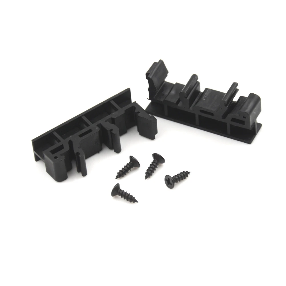PCB Din C45 Rail Adapter Circuit Board Mounting Bracket Holder Carrier Black4H