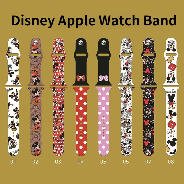 Lovely Cute Mouse Silicone Band For Apple Watch Series 7654321 SE Strap  Bracelet