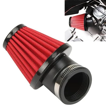 

New Universal Cone Cold Air Filter Intake Cleaner Inlet For Motorcycle 48mm