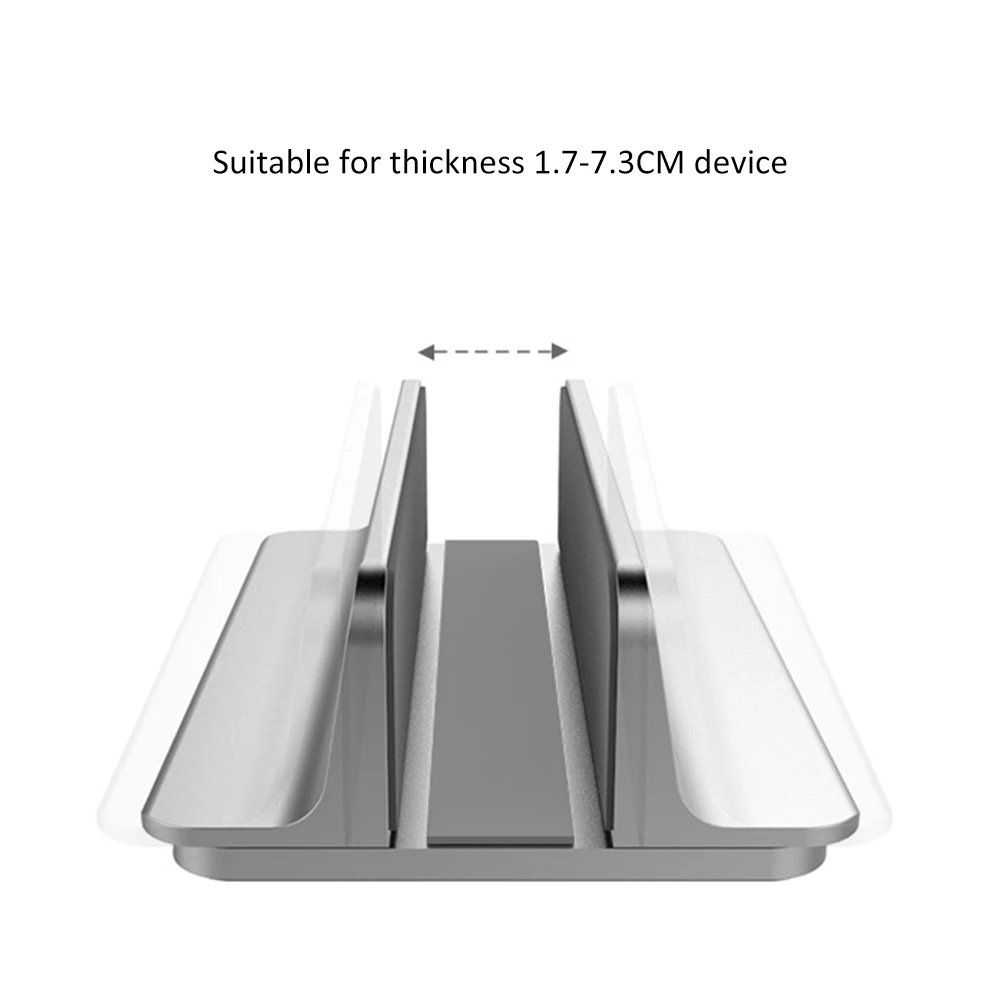 Регулируемая настольная подставка из алюминиевого сплава для Macbook Pro, коврик для монитора, ноутбука, телефона, силиконовый нескользящий защитный экран, настольный держатель