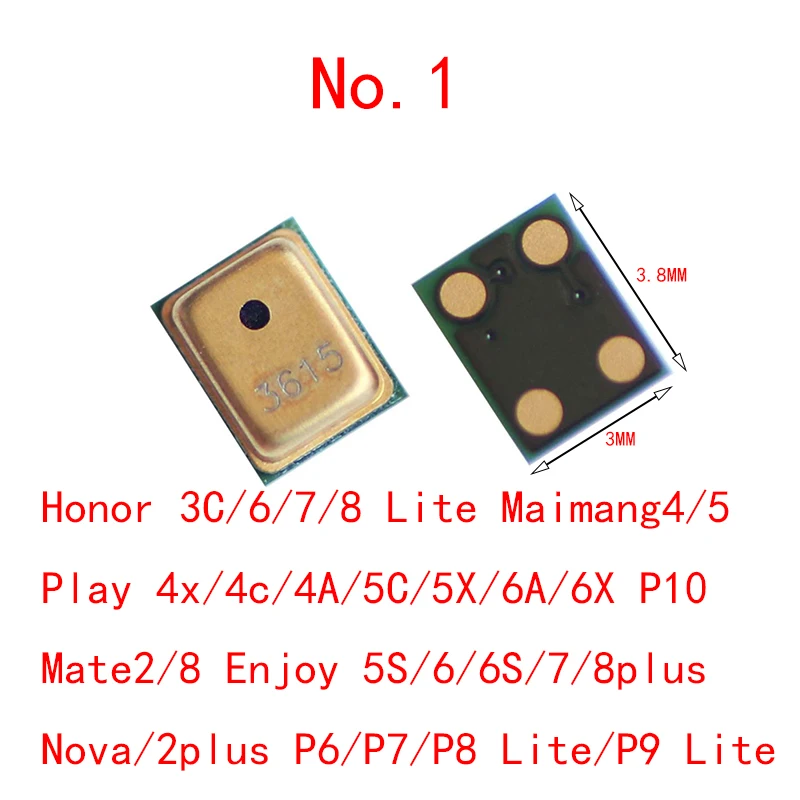 10pcs Microphone MIC Receiver Speaker HUAWEI P40 Pro P30 P20 P10 P9 Honor 8 9 10 20 30 V10 V20 V30 Mate Nova Lite Enjoy Play microphone receiver