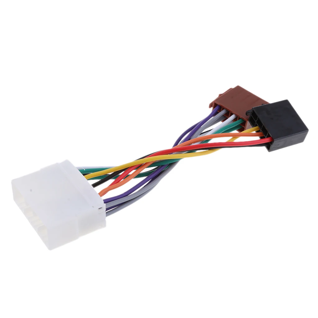 Car Radios Sound ISO Wiring Harness Adapter Wire Cable For Daewoo/Ssangyong