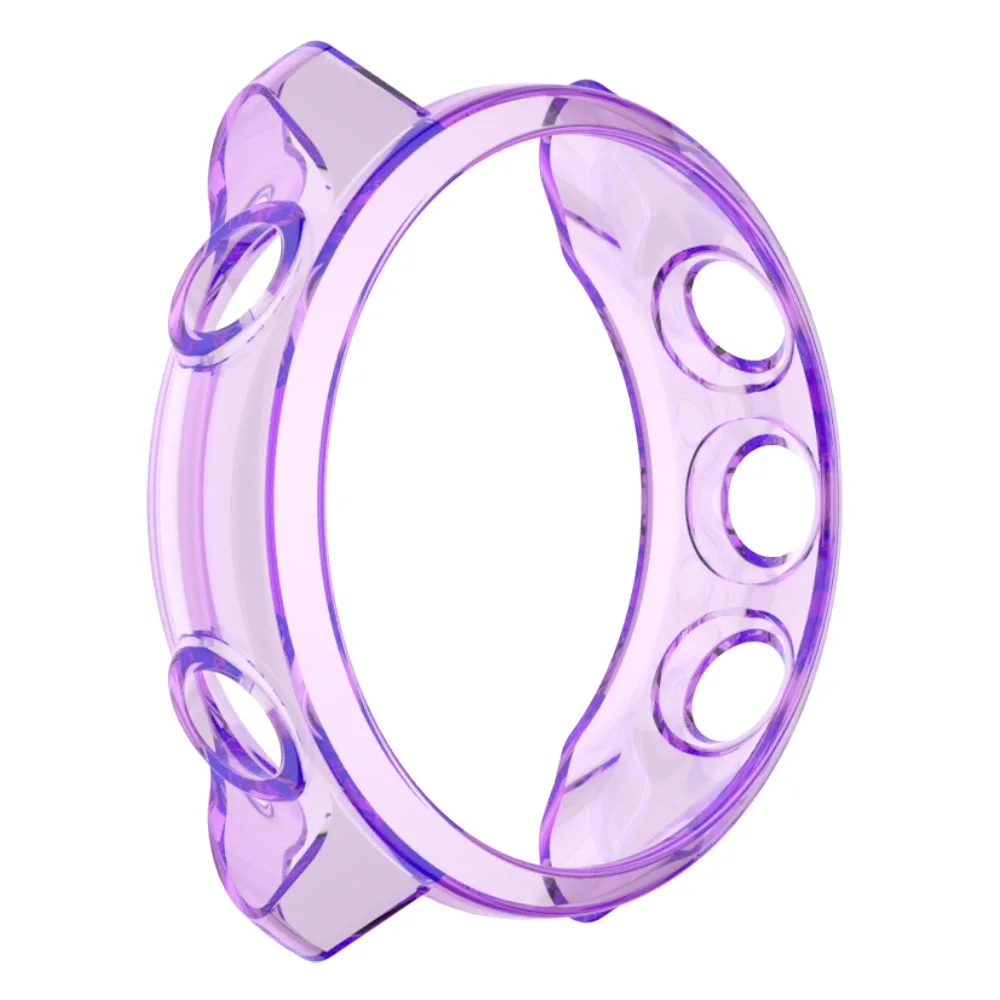 Purple Мягкий чехол из ТПУ для Garmin Forerunner 245/245M защитный чехол для Forerunner 245/245M Смарт-часы бампер - Цвет: Purple