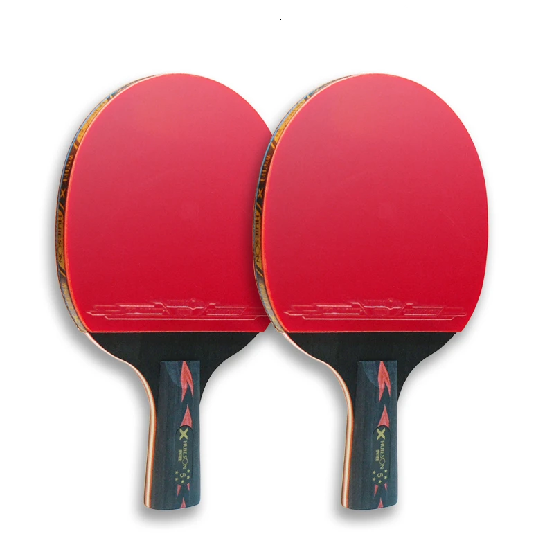 HUIESON 5 звезд 2 шт углерода Настольный комплект теннисных ракеток супер мощный ракетка для пинг-понга бита для взрослых Клуб Обучение Новая