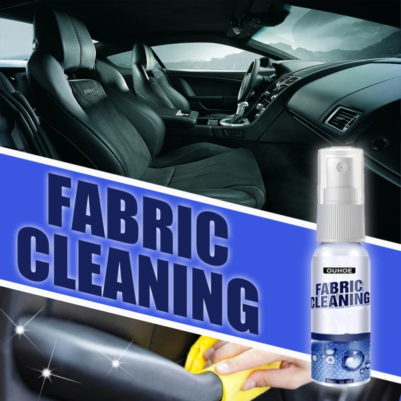 Car Interior Fabric Cleaning Agent Ceiling Cleaner Leather Flannel Woven Fabric Water-free Cleaning Agent Auto Roof Dash - Image 5