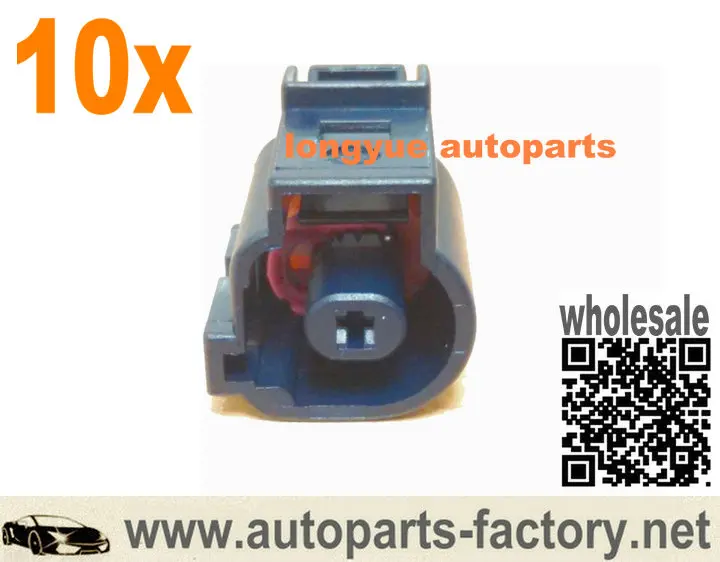 Longyue 10set 1Pin Housing Plug Socket For Oil Presure Switch 1J0 973 701A 1J0973701A | Автомобили и мотоциклы