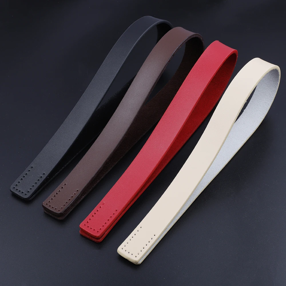 50cm Genuine Leather Handles Durable Shoulder Bags Detachable Belt Handle DIY Handmade Replacement Handbag Strap for Women Bag