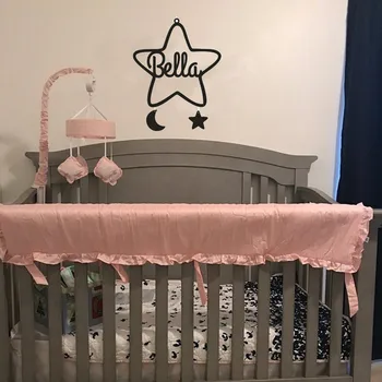 

Custom Laser Cut Baby Name Sign Personalized Star Kids Nursery Name Decoration Wooden Acrylic Baby Showe Party Gifts Supplies