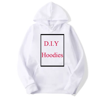 

Men Winter Fleece Thicken Coat Jacket Sweatshirts Women Custom Mens Hoodies DIY Print LOGO Design Hoodie Drop Shipping