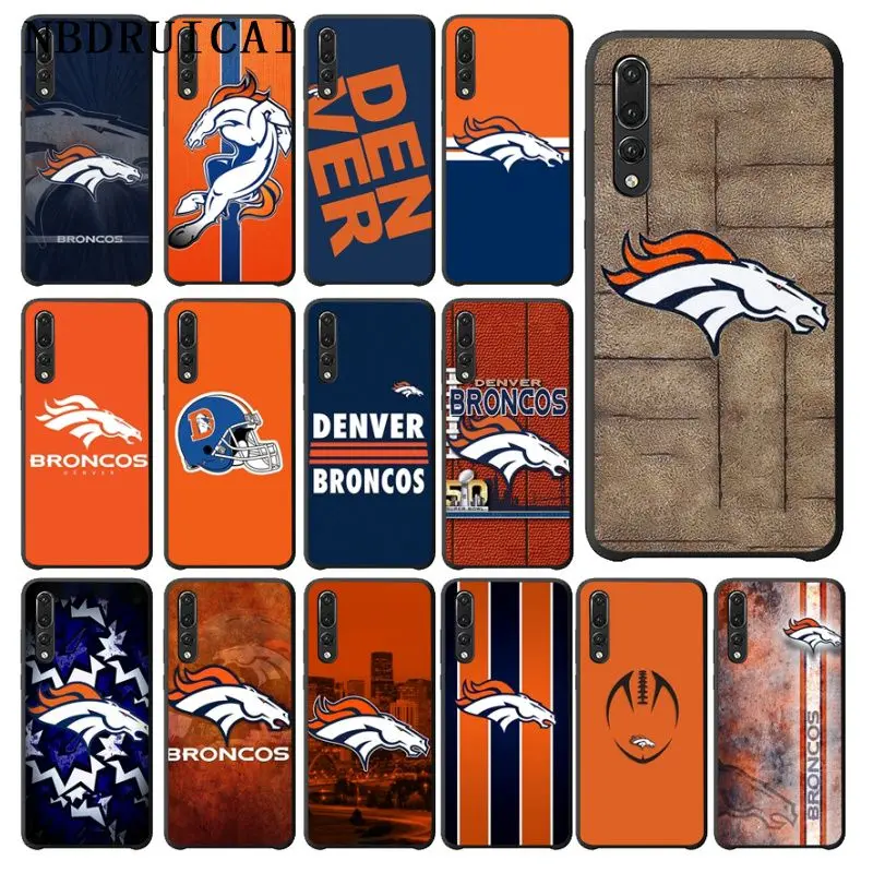 

NBDRUICAI Denver Broncos customers Phone Case Cover for Huawei P9 10 lite P20 pro lite P30 pro lite Psmart mate 20 pro lite