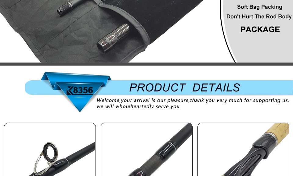 K8356 1.8-3.0m Ultra Light Portable M Power 4 Section Carbon Fiber Spinning Baitcasting Fishing Rod 10-25g 12-25Ib Travel Rod_11