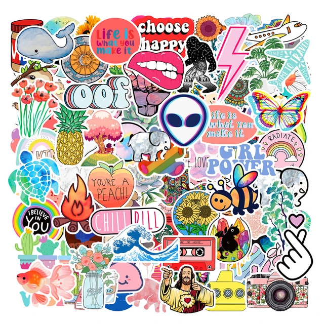 Cute stickers aesthetic  Cute cartoon stickers aesthetic for kids girls on  AliExpress