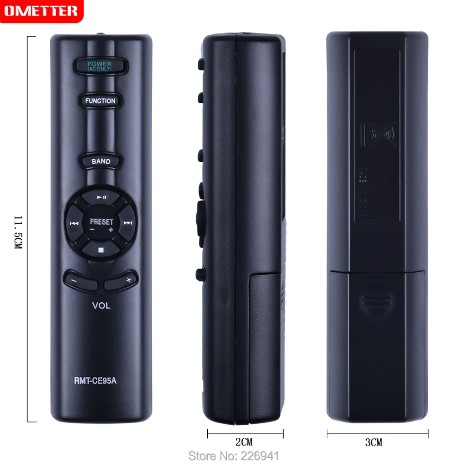 Sony RMT-C768 Audio System Remote Control for CFD255 CFD265 CFD758 CFD768