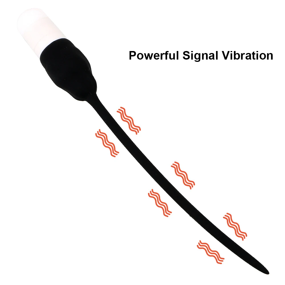 Urethral Dilator 3mm Urethral Sounding Penis Plug Catheter Vibrators For Men Masturbator Male Urethra Sounds Machine Adults Tools Erotic