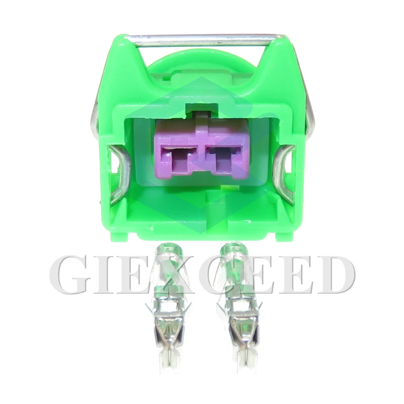

2 Sets 2 Pin 144473-5 Car Horn Female Socket 3.5 Series Automobile Cable Harness Plug With Terminal Unsealed Connector