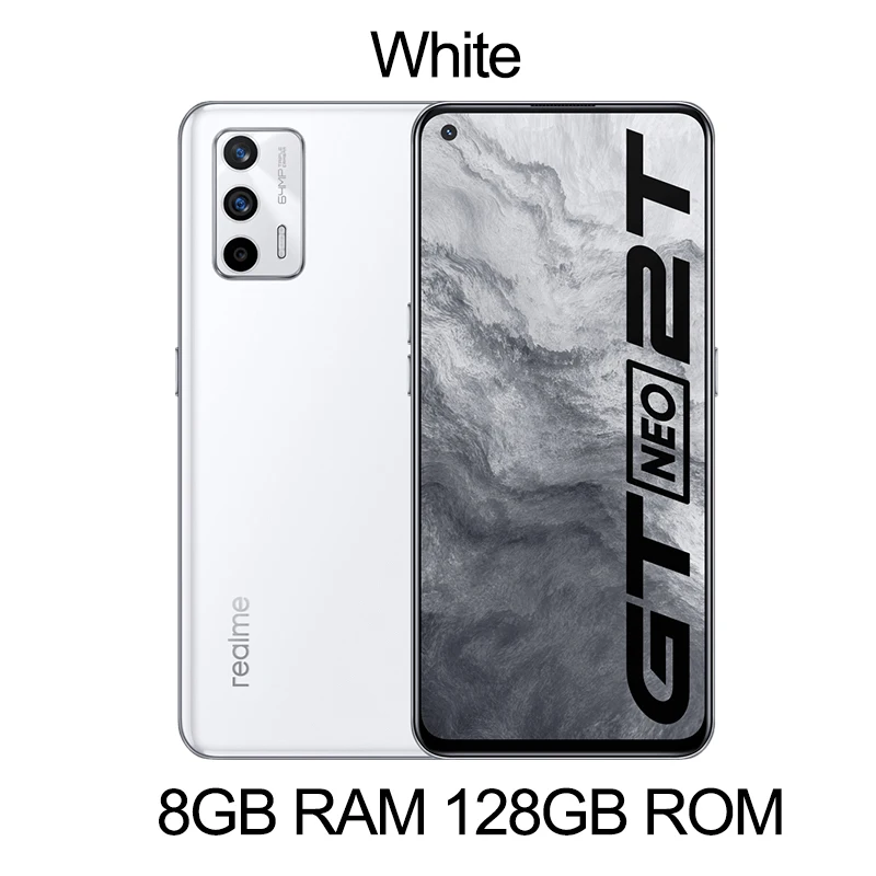 8gb ddr4 Realme GT Neo 2T Smartphone Dimensity 1200-AI 5G 64MP 6.43" OLED 120Hz 65W Super Fast Charger 4500mAh Dolby Atmos Octa Core NFC ram memory 8GB RAM