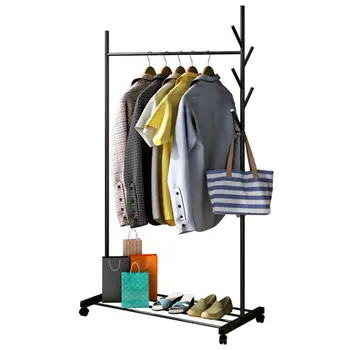 

3 in 1 Drying Rack Multifunction Clothes Hanger Coat Rack for Clothing Hat Storage 86.5*42.5*163cm