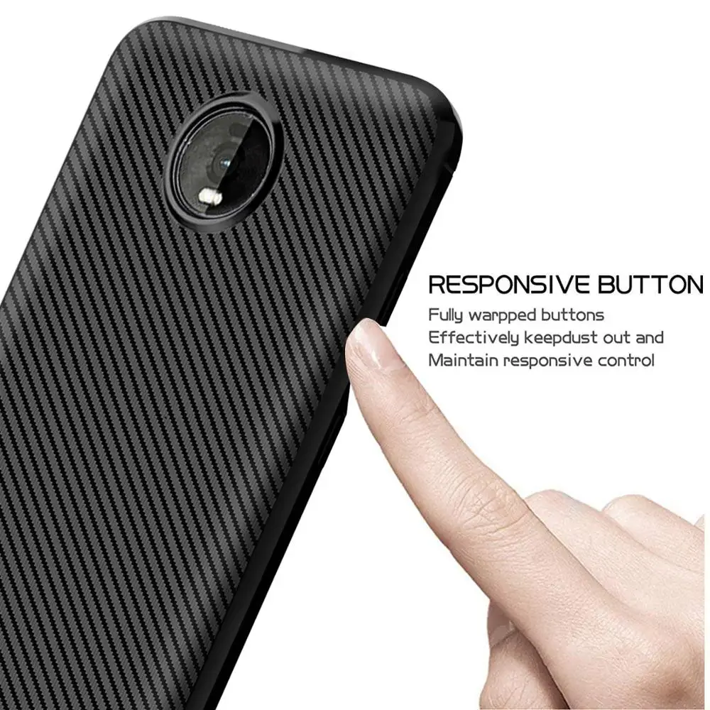 Мягкий резиновый противоударный чехол для мобильного телефона MOTOrola Z4 play