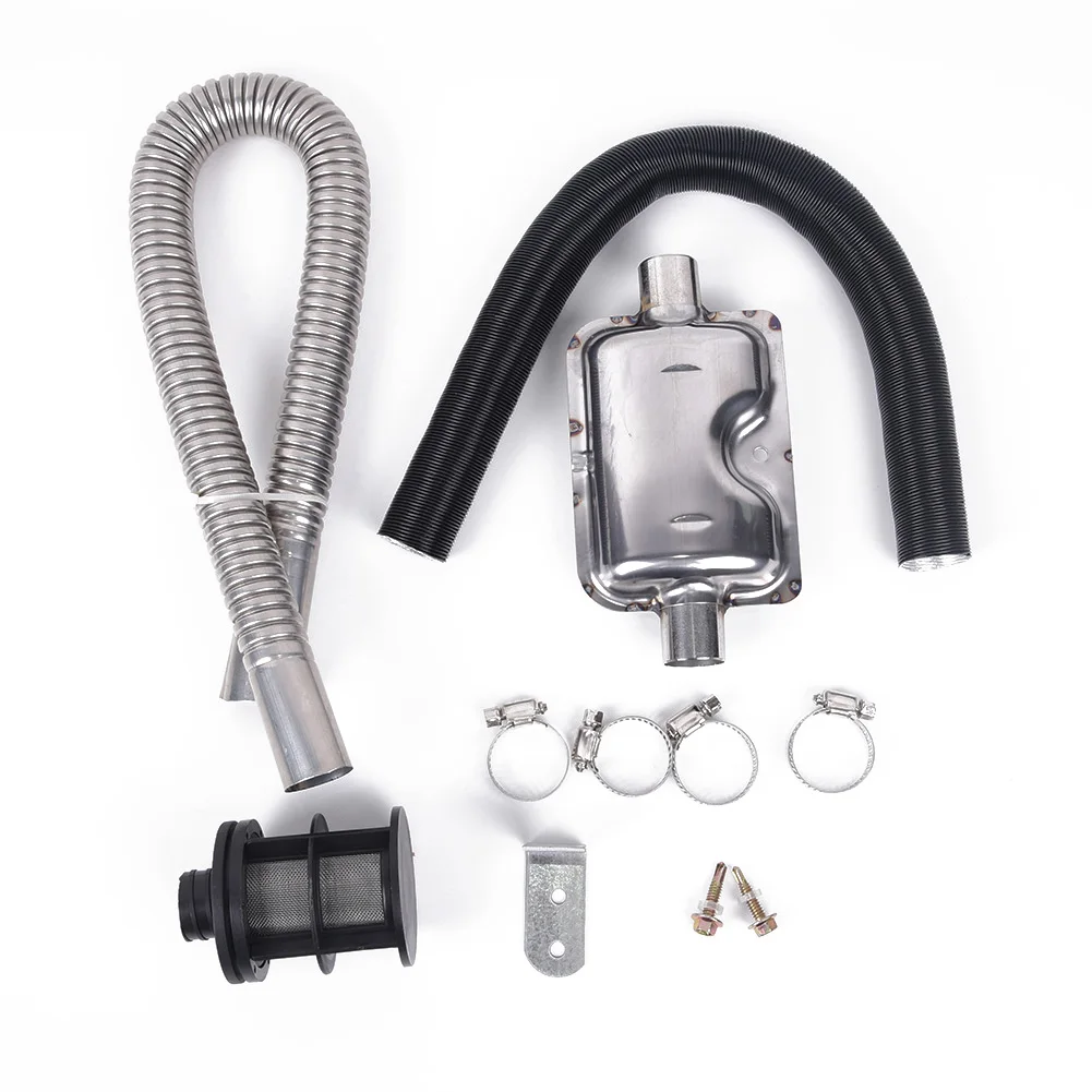 

Filter Exhaust Muffler kit Air Intake With screws 25mm Equipment Practical