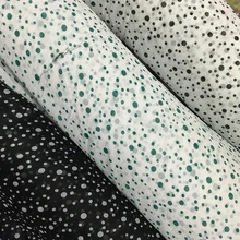 INS Горячая точка тонкий легкий прозрачный шифон ткань дизайнер DIY женский платок рубашка материал Tela Tecido 90x130 см