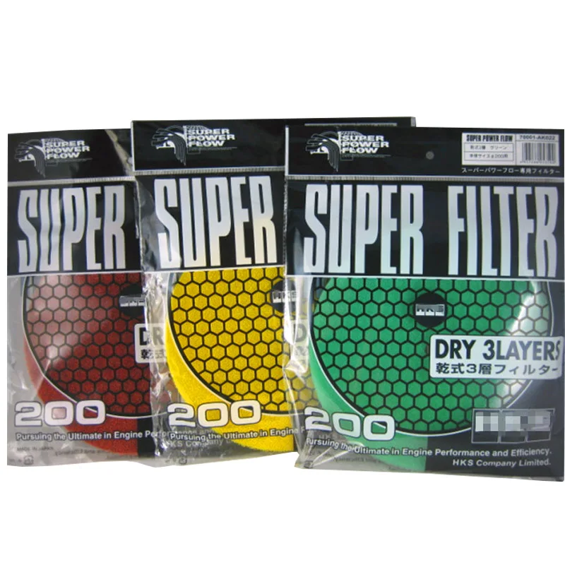 

250x20mm 3 Layers Sponge Air Intakes Auto Car Vehicle Supercharger Pro-environment Fuel Saver Economic Air Filter Engine 5pcs