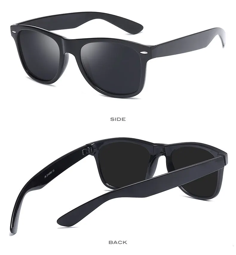 Модные поляризованные солнцезащитные очки для мужчин и женщин, очки с покрытием для вождения, черная оправа, мужские солнцезащитные очки, UV400 Солнцезащитные очки