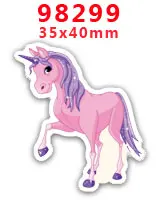 10pcs/lot Cute Unicorn Acrylic Flatback Planar Resins DIY Gift Crafts Jewelry Accessories PR95628 