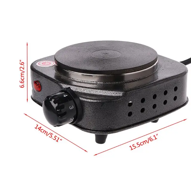 Mini Electric Stove Coffee Heater Plate 500W Multifunctional Home Appliance Kit A6HB