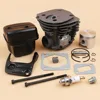 45mm Cylinder Piston Exhaust Muffler Bolt Motor Set For Husqvarna 353 340 346 346XP 350 351 345 Chainsaw Engine Rebuild Kit 4