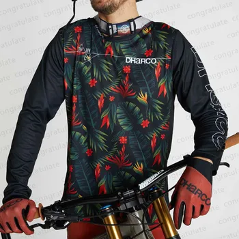 Camiseta de Motocross para Hombre, Maillot DH para Ciclismo de montaña, Enduro, DHARCO, MTB, MX, BMX, novedad de 2021