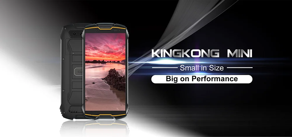 Cubot KingKong MiNi 3 ГБ+ 32 Гб " QHD+ 18:9 экран Android9.0 MT6761 четырехъядерный IP68 Водонепроницаемый 4G LTE Dual-SIM 2000 мАч Smatphone